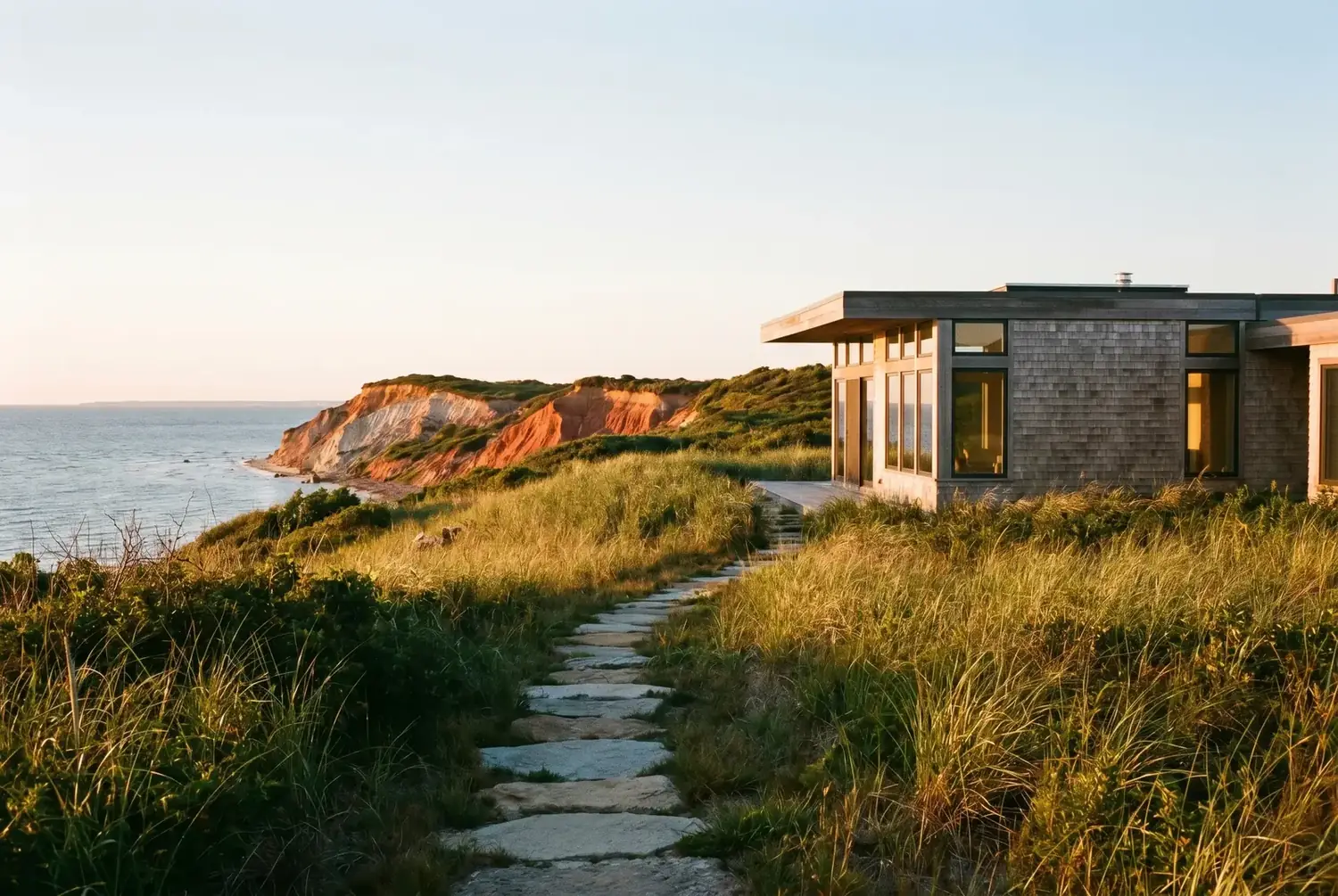 Landscaping in Aquinnah, Martha's Vineyard